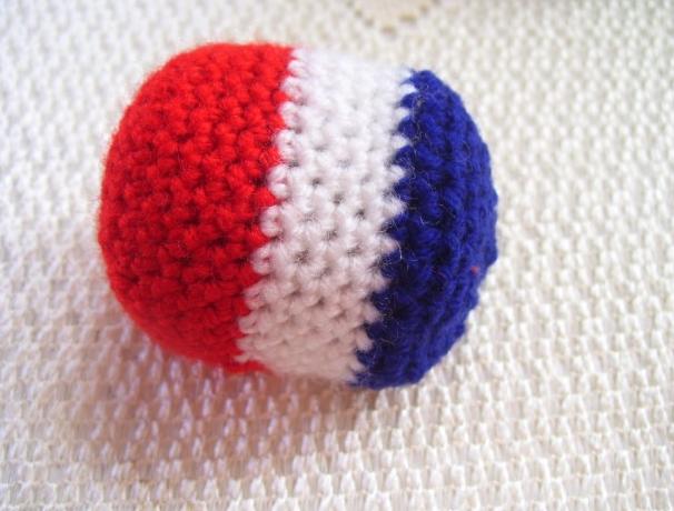 FOOT BAG TRIKOLORA hakisák míček footbag házení kopání 