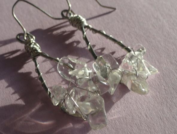 se starorůžovou říční perlou