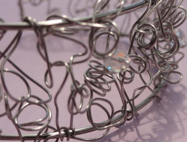 se starorůžovou říční perlou