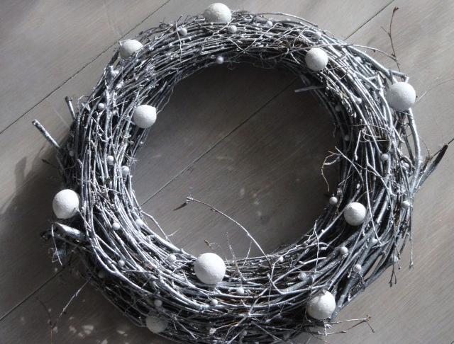 adventní věnec.. bílá perleť vánoce bílá věnec perleť advent adventní 
