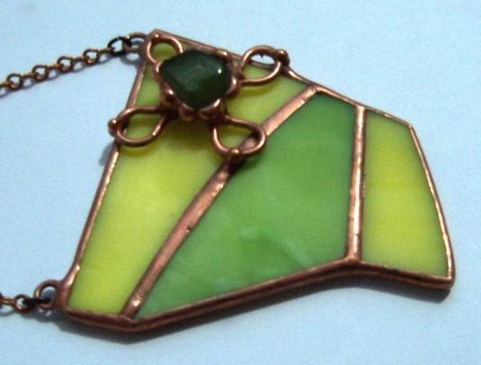 Chalcedonový kvítek šperk drát řetízek chalcedon kvítek 