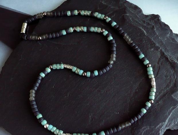 Přívěsek s mandalou DUŠE LESA /sklo