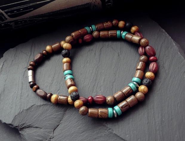 Přívěsek s mandalou DUŠE LESA /sklo