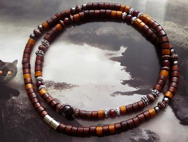 Přívěsek s mandalou DUŠE LESA /sklo