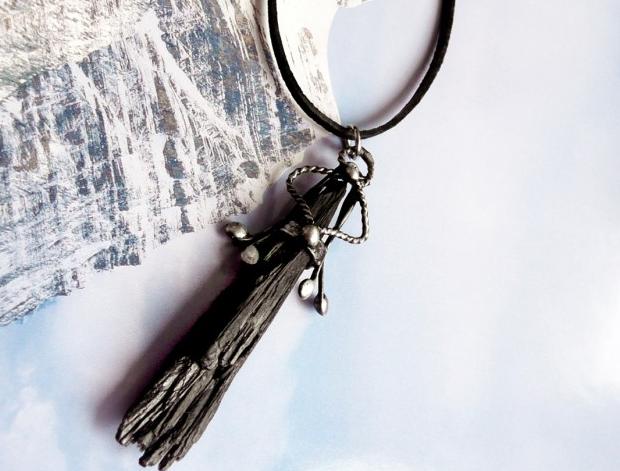 Přívěsek s mandalou DUŠE LESA /sklo