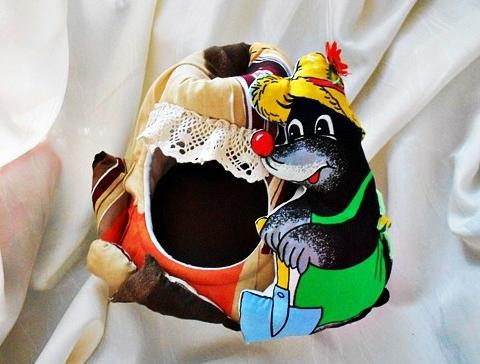 Dětská zástěrka -žirafí rodinka