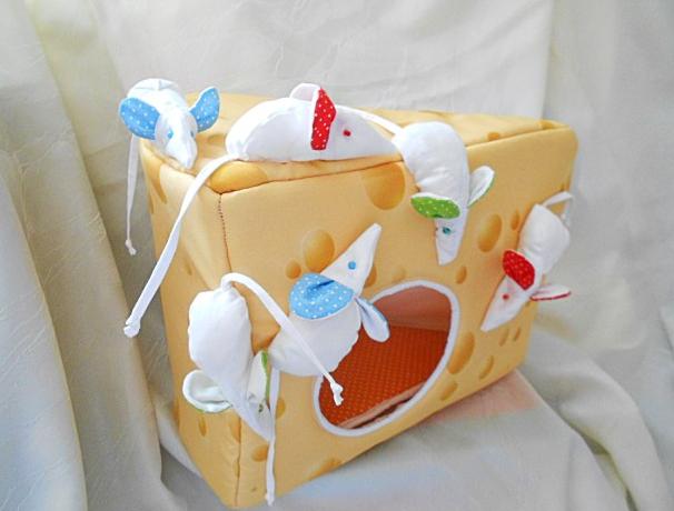 Dětská zástěrka -žirafí rodinka