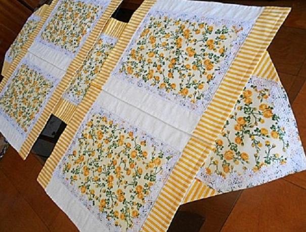 Dětská zástěrka -žirafí rodinka