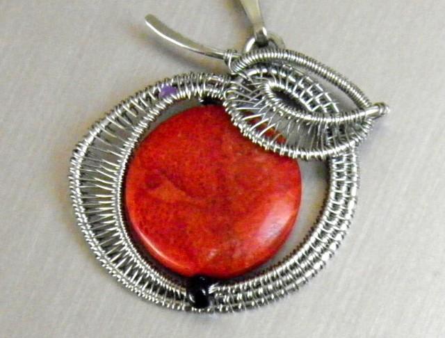 Koulelo se koulelo korál bambus antialergický minerály nerezový drát wire wrapping nerezová ocel řetízek nerez korál bambus 