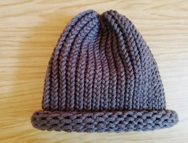 Pletená mega dlouhá čepice