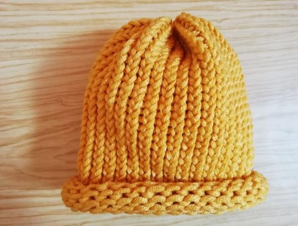 Pletená mega dlouhá čepice