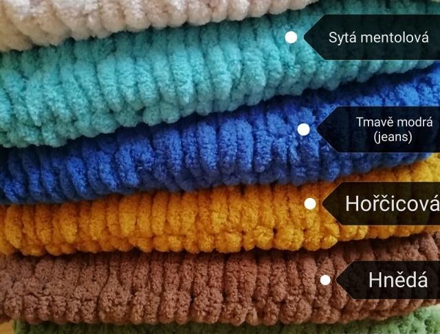 Pletená mega dlouhá čepice