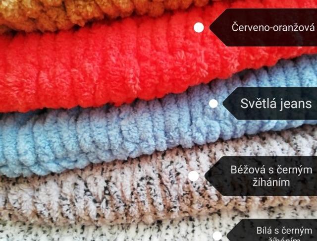 Pletená mega dlouhá čepice