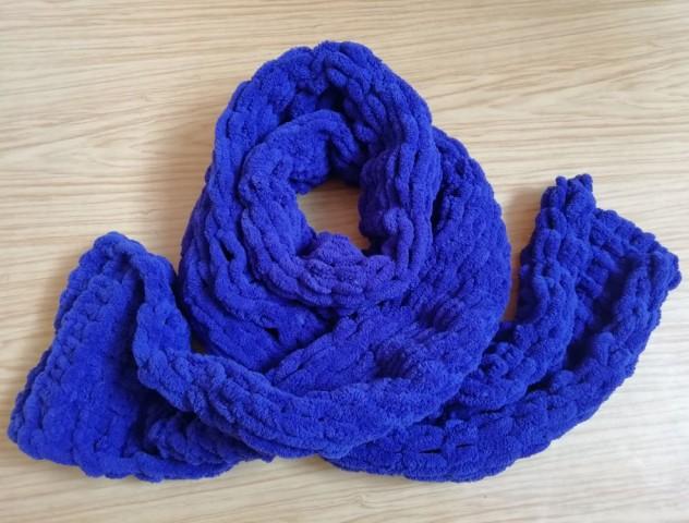 Pletená mega dlouhá čepice