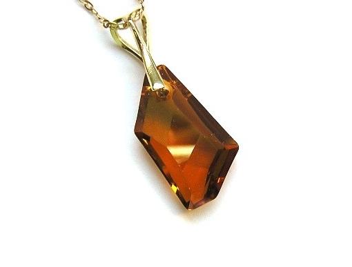 Swarovski se zlaceným stříbrem