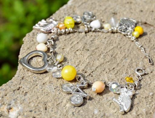 Pomerančové dortíky - náušnice