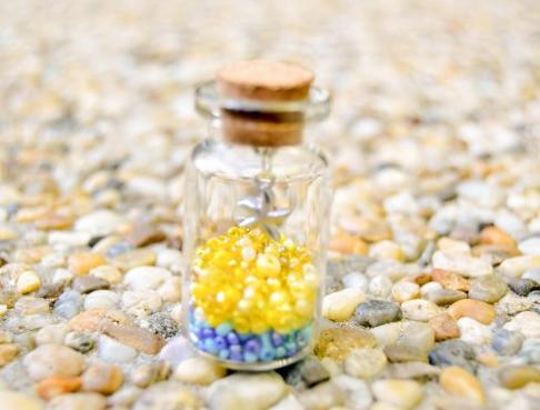 Pomerančové dortíky - náušnice