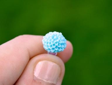 Pomerančové dortíky - náušnice