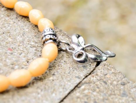 Pomerančové dortíky - náušnice