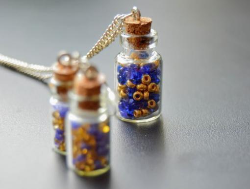 Pomerančové dortíky - náušnice