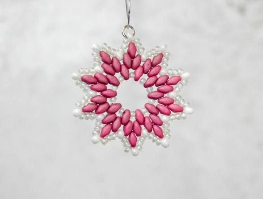 Pomerančové dortíky - náušnice