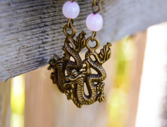 Pomerančové dortíky - náušnice