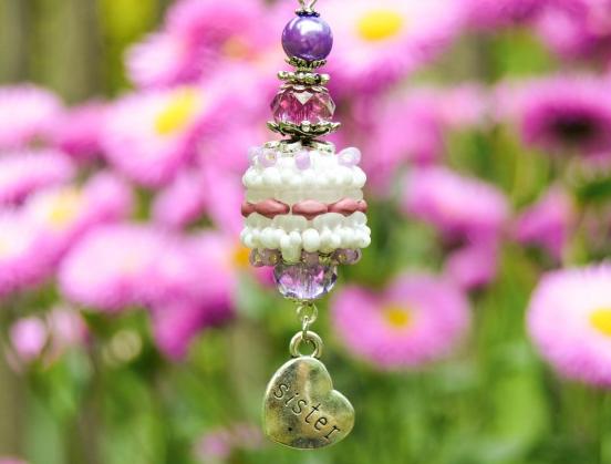 Pomerančové dortíky - náušnice