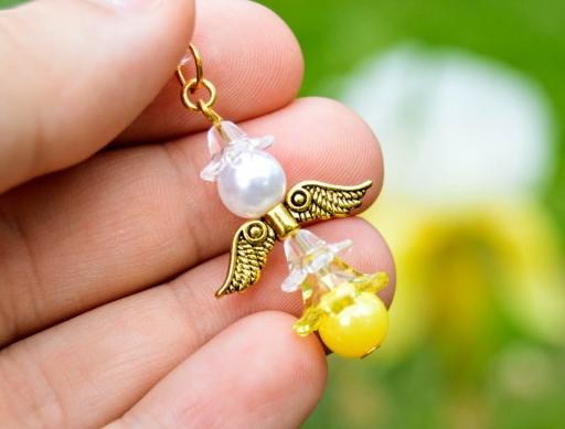 Pomerančové dortíky - náušnice