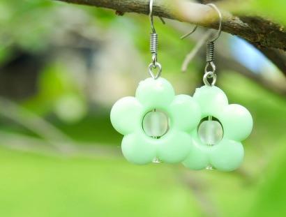 Pomerančové dortíky - náušnice