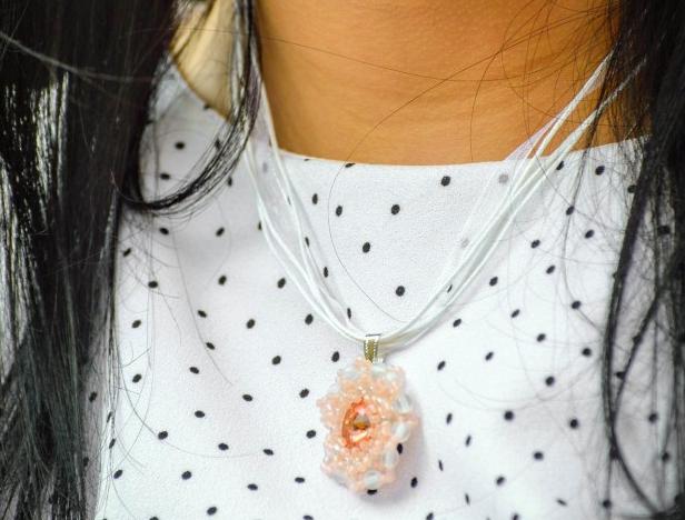 Pomerančové dortíky - náušnice