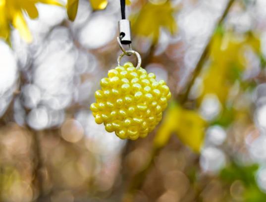 Pomerančové dortíky - náušnice