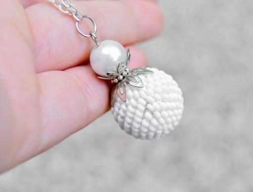 Pomerančové dortíky - náušnice