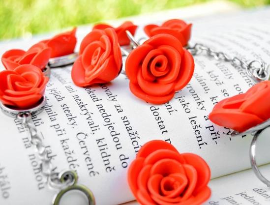 Pomerančové dortíky - náušnice