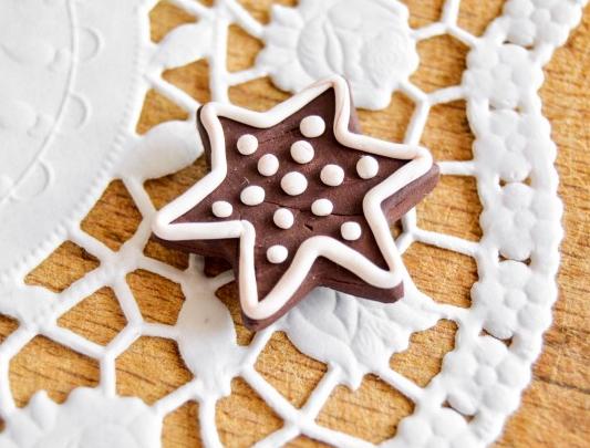 Pomerančové dortíky - náušnice