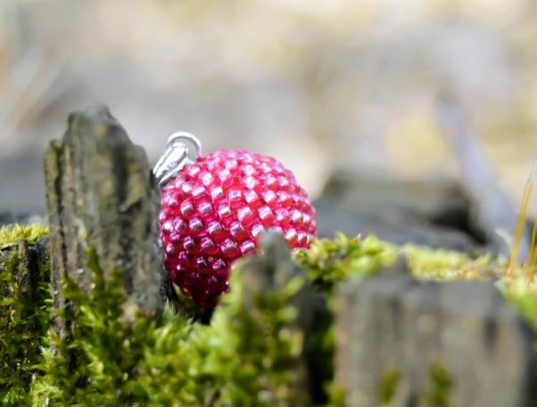 Pomerančové dortíky - náušnice