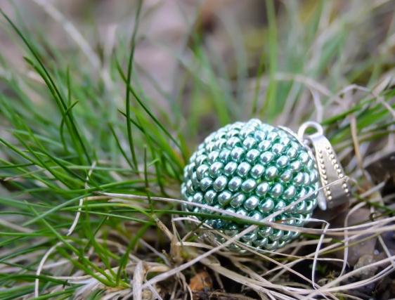 Pomerančové dortíky - náušnice