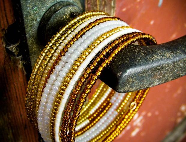 Pomerančové dortíky - náušnice