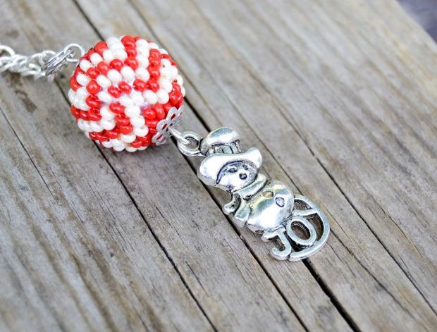 Pomerančové dortíky - náušnice