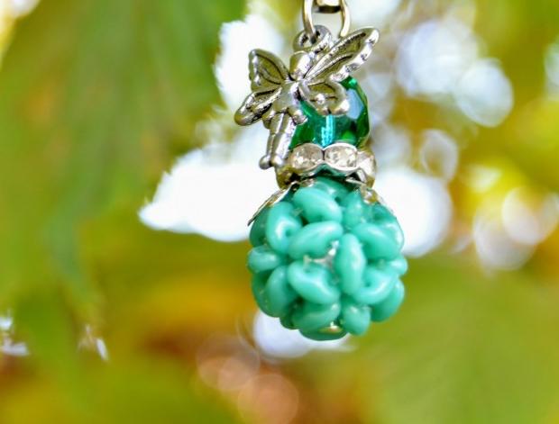 Pomerančové dortíky - náušnice