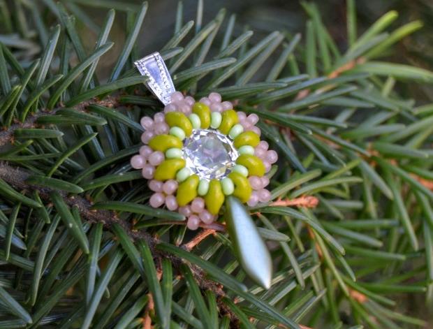 Pomerančové dortíky - náušnice