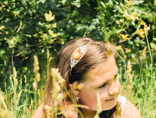 Pomerančové dortíky - náušnice