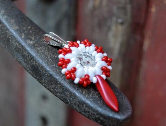 Pomerančové dortíky - náušnice