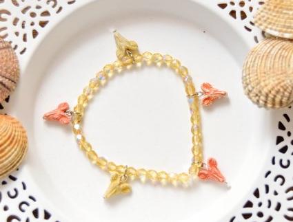 Pomerančové dortíky - náušnice