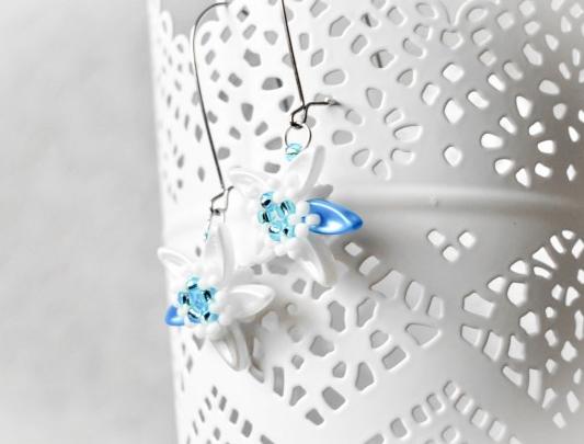 Pomerančové dortíky - náušnice