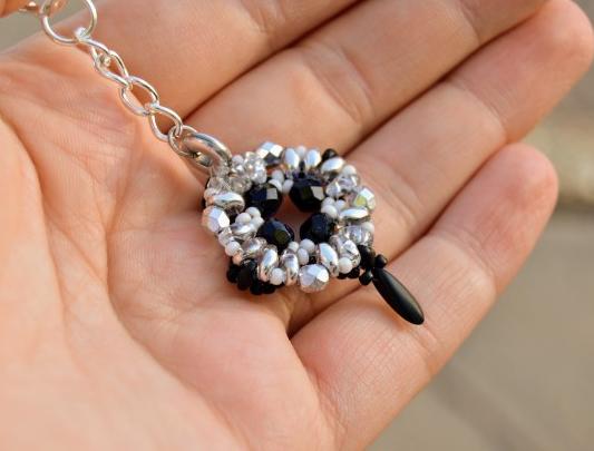 Pomerančové dortíky - náušnice