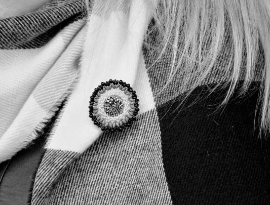 Pomerančové dortíky - náušnice