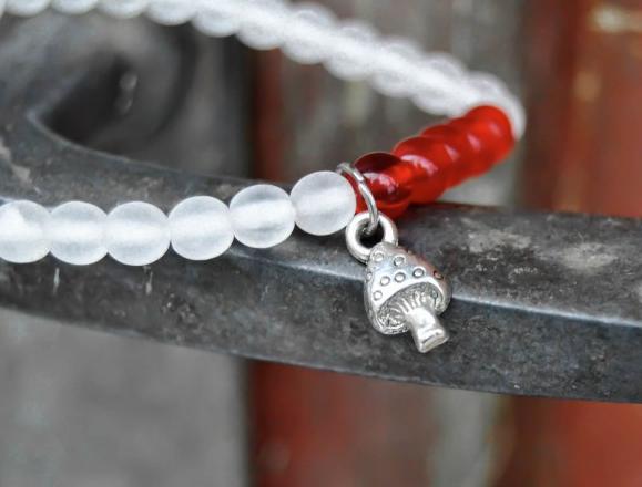 Pomerančové dortíky - náušnice