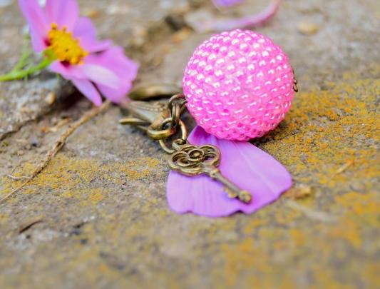 Pomerančové dortíky - náušnice