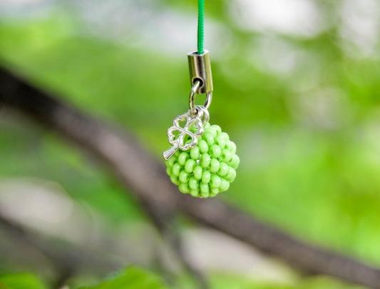 Pomerančové dortíky - náušnice