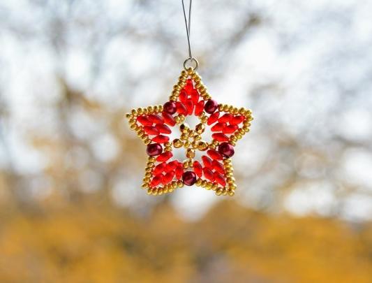 Pomerančové dortíky - náušnice